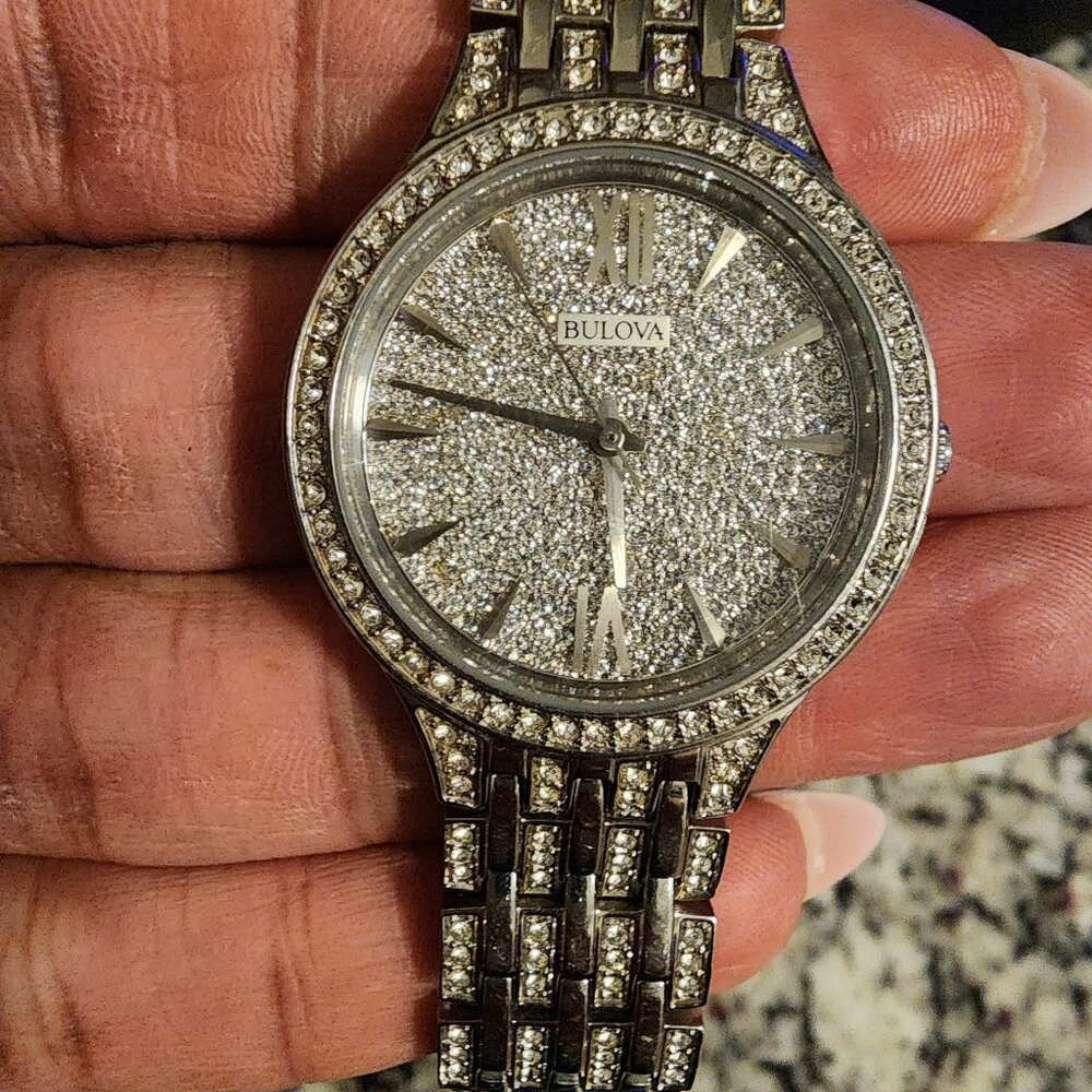 Ladies' Bulova Crystal Accent Watch
